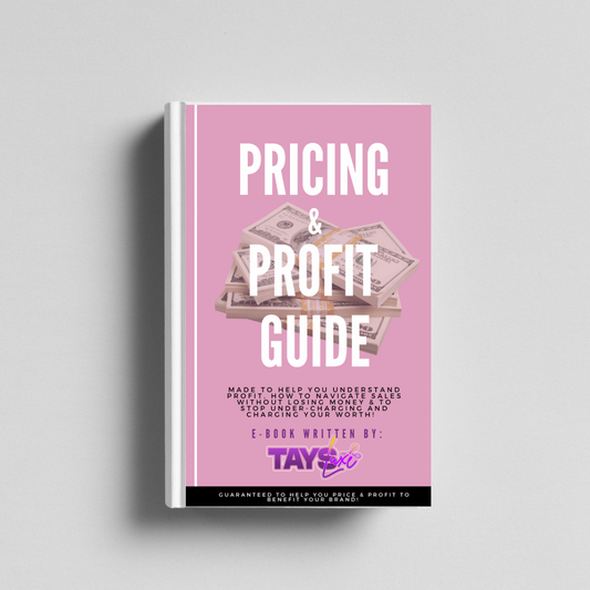 HOW TO PRICE & PROFIT YOUR PRODUCTS : E-BOOK